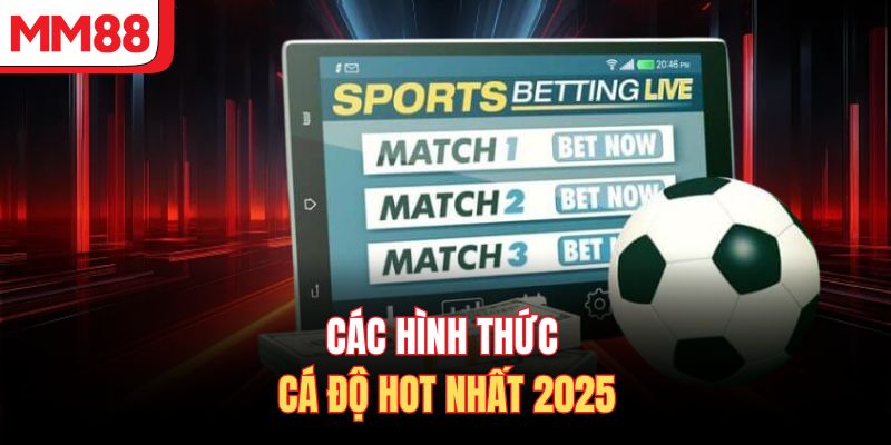 Các hình thức cá độ hot nhất 2025