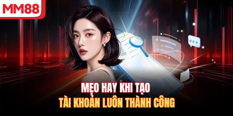 Mẹo hay khi tạo tài khoản luôn thành công